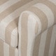 preview thumbnail 3 of 4, Brunswick Stripe Fabric Club Chair by Christopher Knight Home