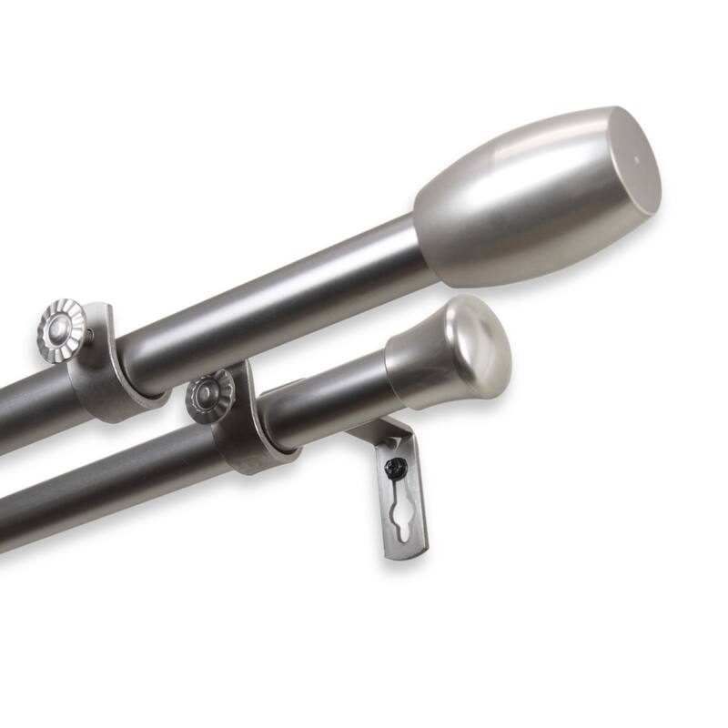 InStyleDesign Diego Adjustable Double Curtain Rod