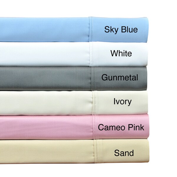 Brielle 100-percent Rayon from Bamboo Sateen 510 Thread Count Premium Pillowcases (Set of 2)