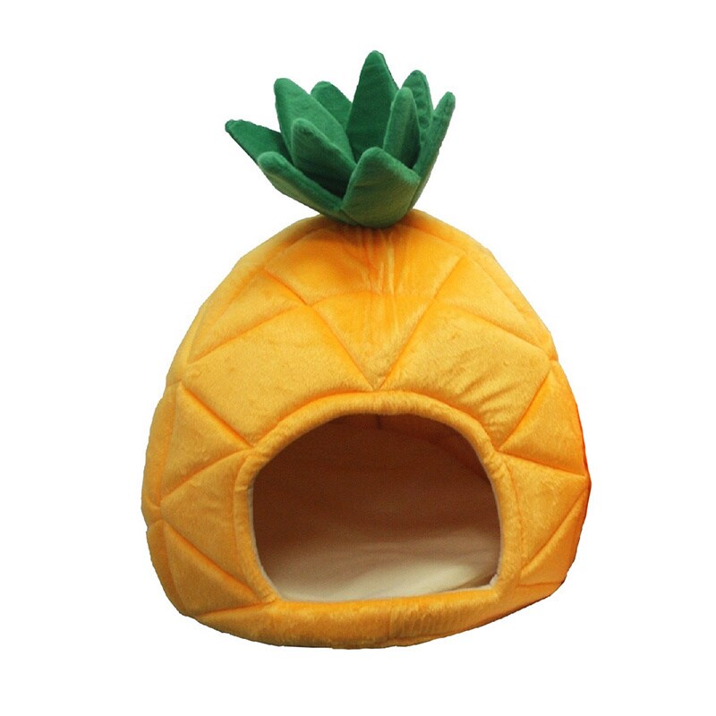 pineapple cat bed