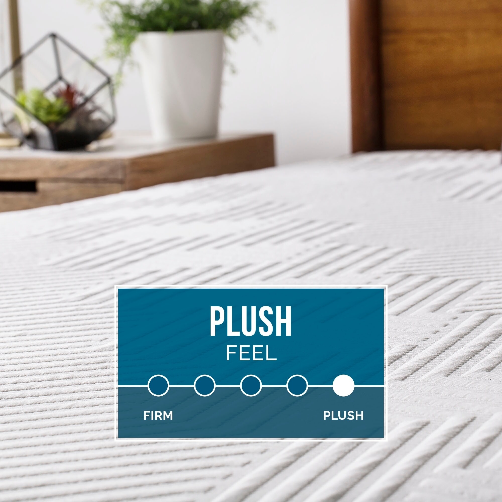 LUCID Comfort Collection 16 inch Plush Gel Memory Foam Mattress Bed Bath Beyond 10878216