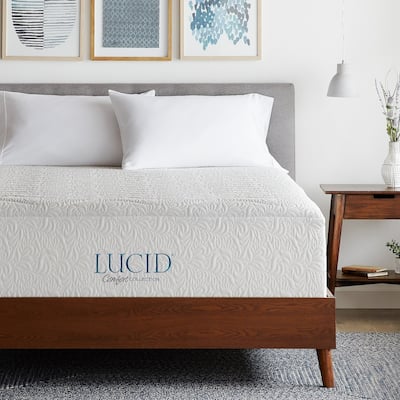 Lucid 16-inch Plush Gel Memory Foam Mattress