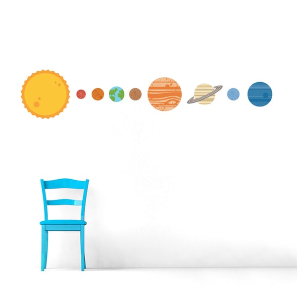 Shop Solar System Wall Decals Set On Sale Free Shipping On Orders Over 45