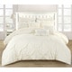 preview thumbnail 1 of 6, Gracewood Hollow Charlene Pleated 10-piece Bed in a Bag Set