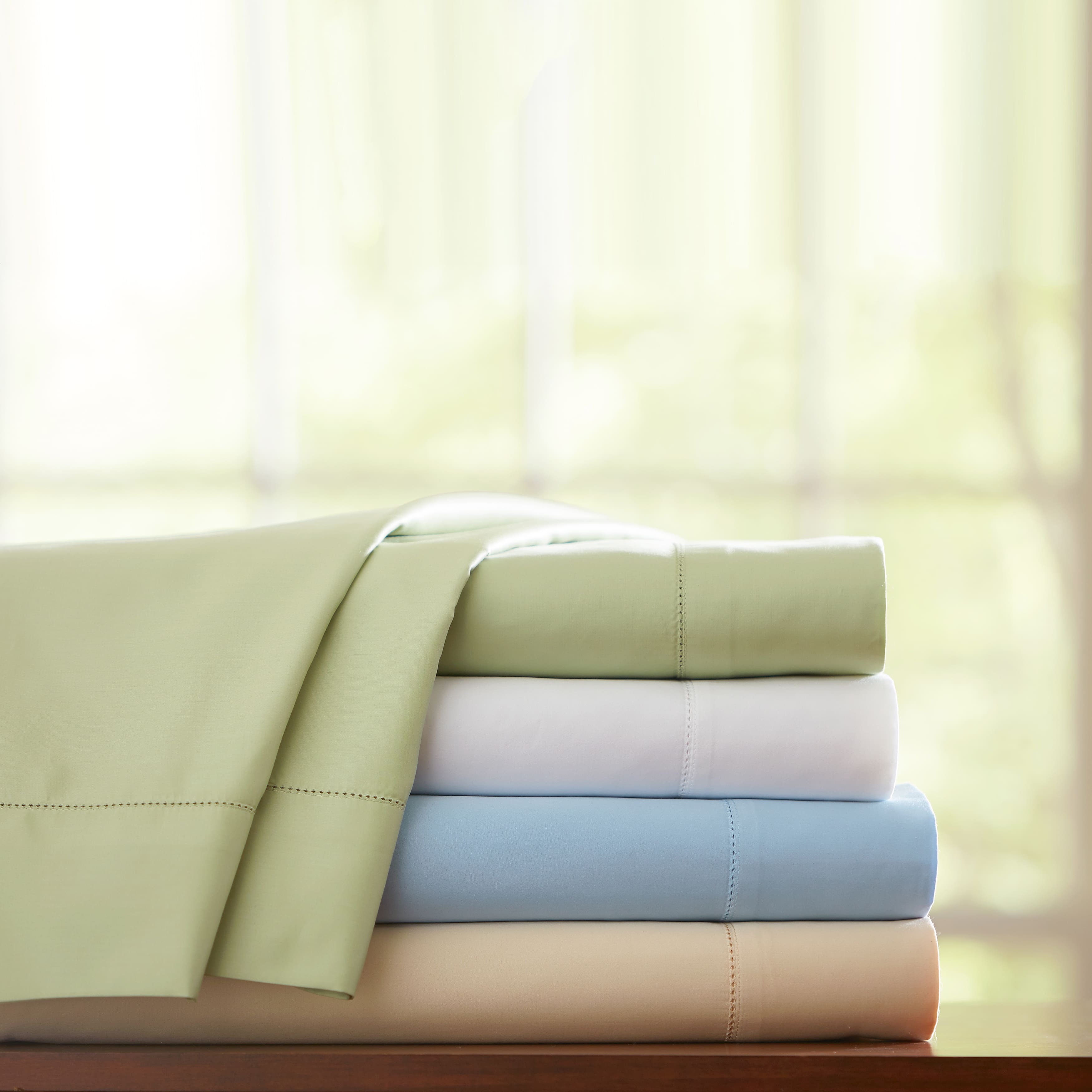 Pointehaven Pima Cotton 800 Thread Count Hemstitch Pillowcases (Set of ...