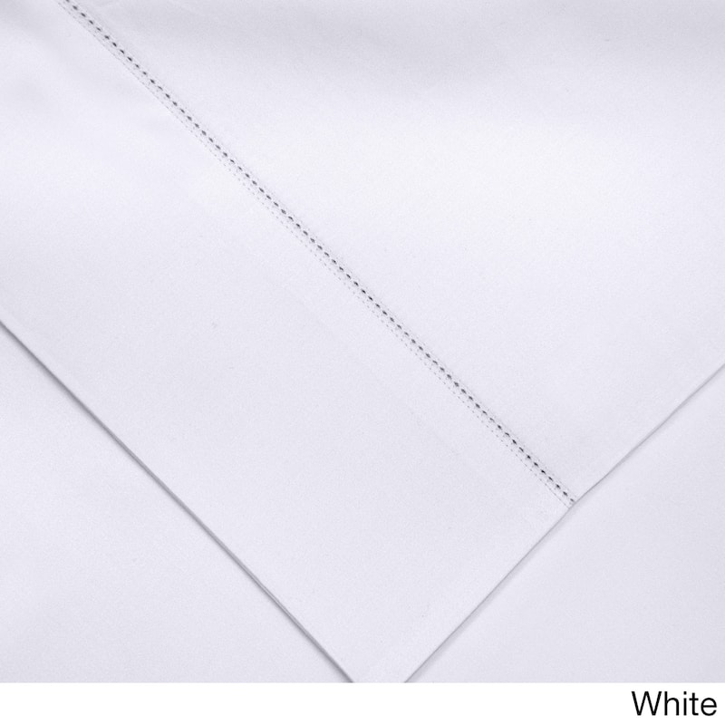 Pointehaven Pima Cotton 800 Thread Count Hemstitch Pillowcases (Set of 2)
