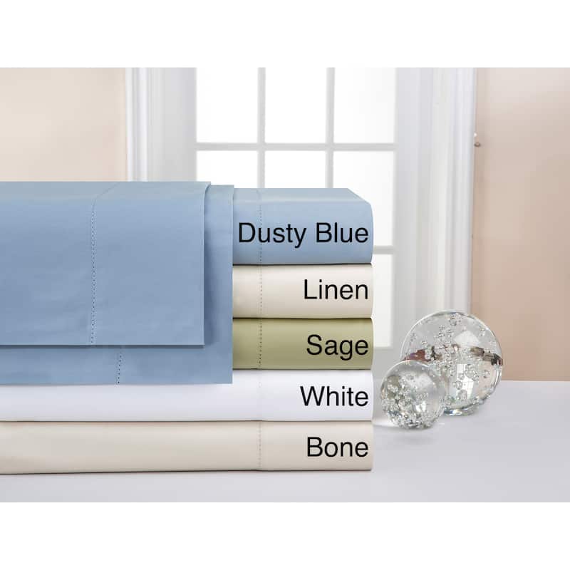 Pointehaven Pima Cotton 600 Thread Count Pillowcases (Set of 2)