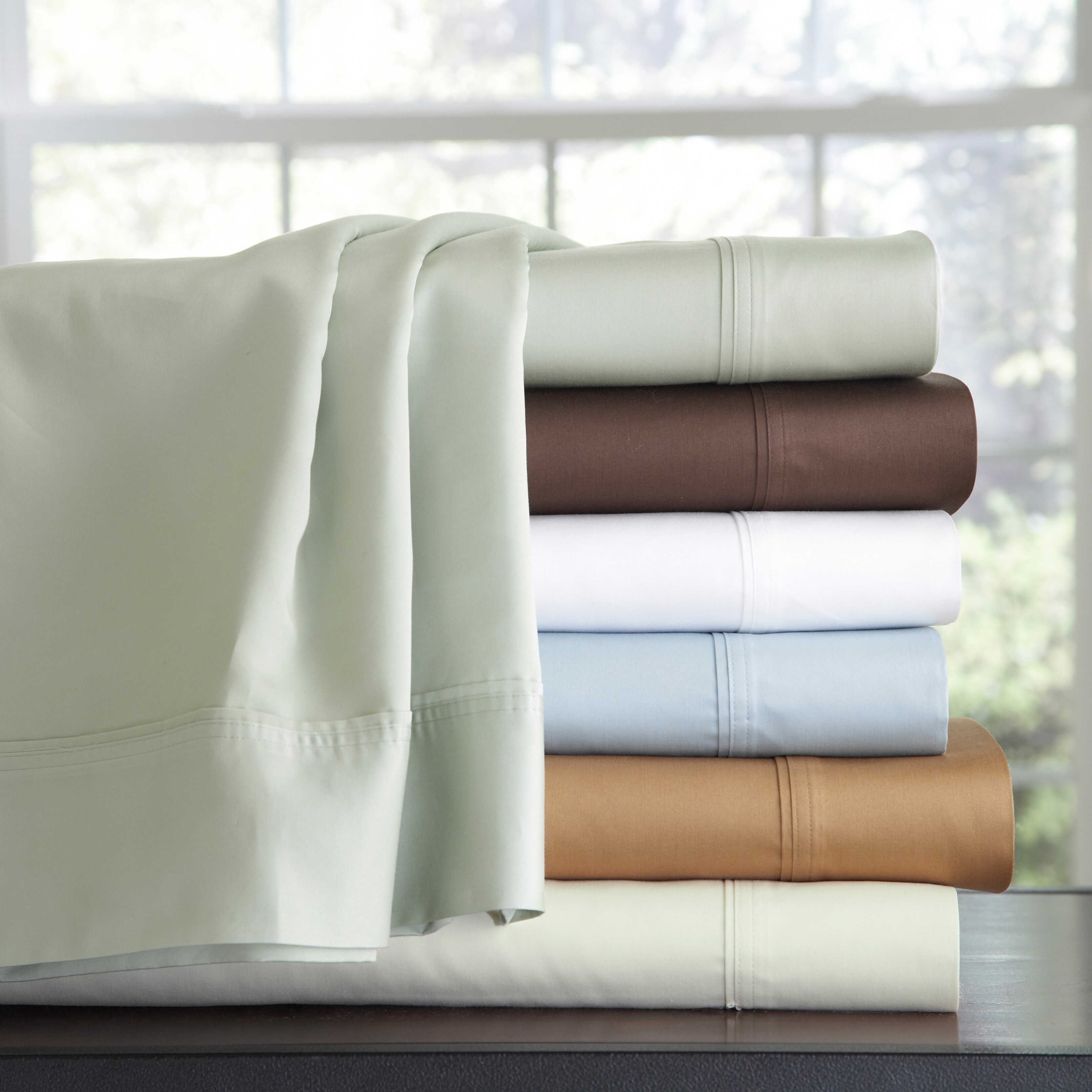 500 Thread Count Long Staple Cotton Extra Pillowcases (Set of 2) eBay