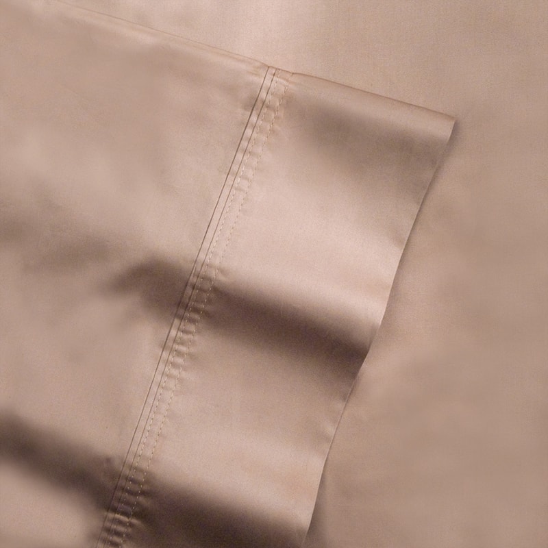 Pointehaven 500 Thread Count Cotton Pillowcases (Set of 2) - Expresso - Standard
