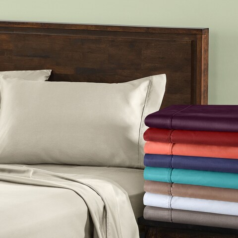Superior 800 Thread Count Cotton Blend Pillowcases (Set of 2)