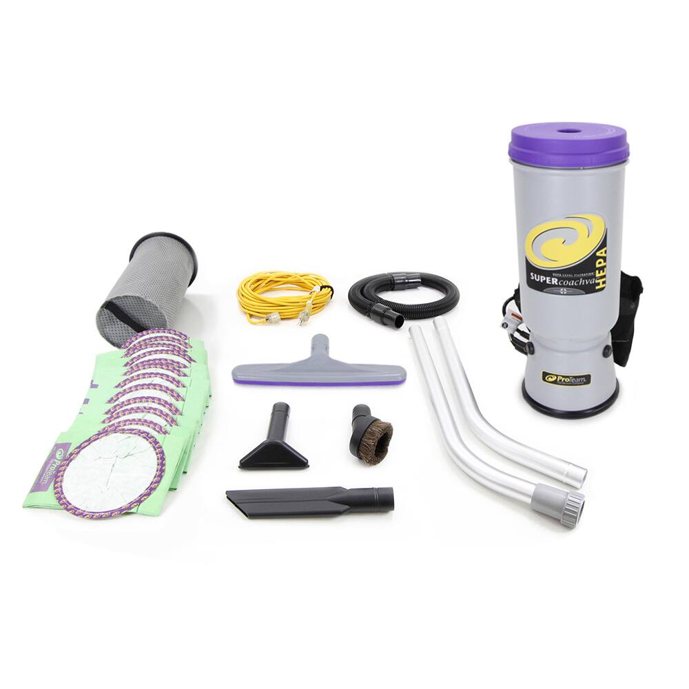 Proteam Super CoachVac 10 Quart Backpack Vacuum Cleaner