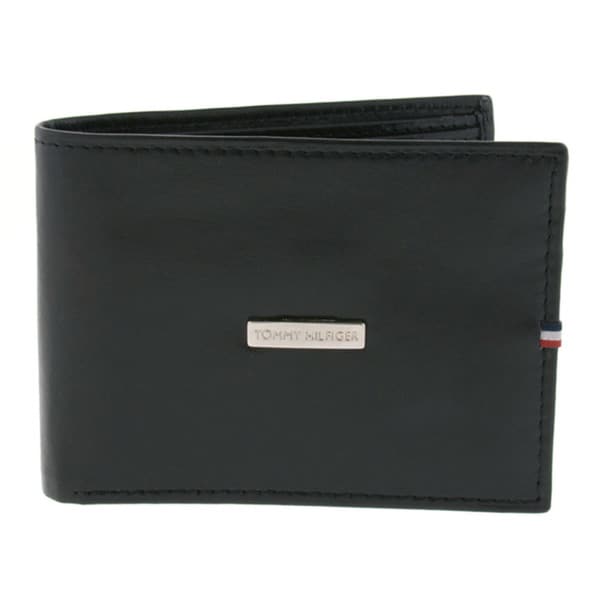 Shop Tommy Hilfiger Men&#39;s Billfold Genuine Leather Wallet - Overstock - 10883519