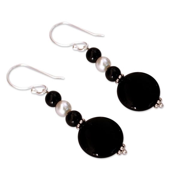 Designer Jewelry Black Onyx Sterling Silver Overlay 5 Grams Stud//Earring 12 mm
