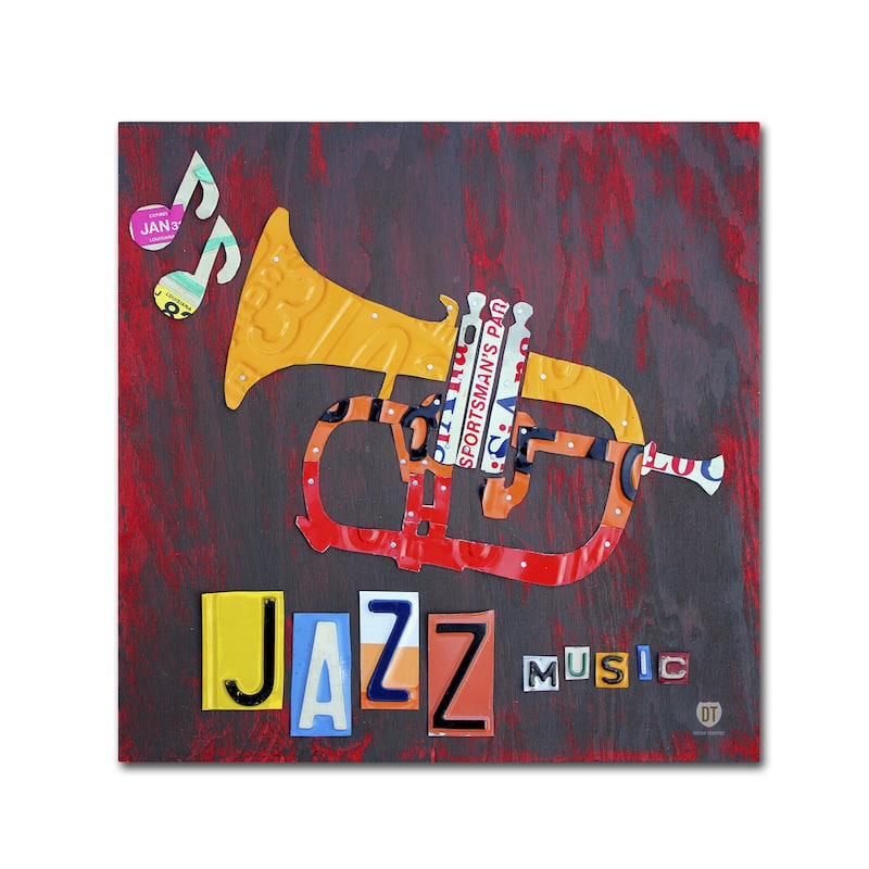 Design Turnpike 'jazz Series Trumpet' Canvas Wall Art - Bed Bath 