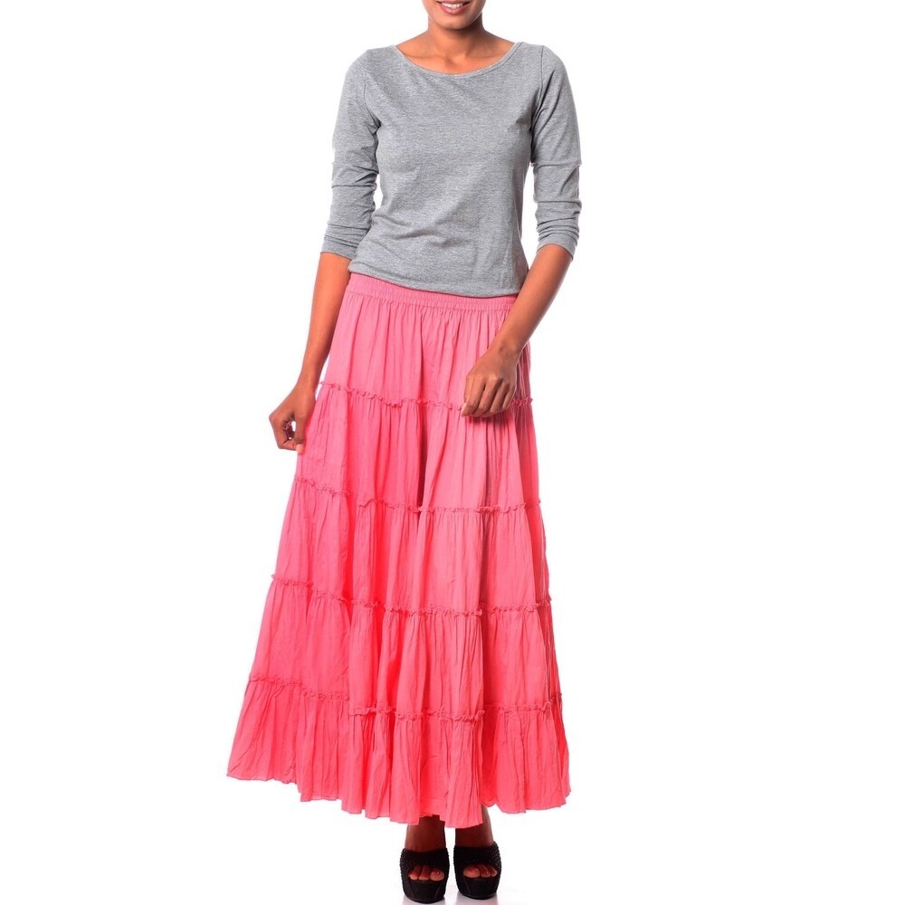cotton long skirts online