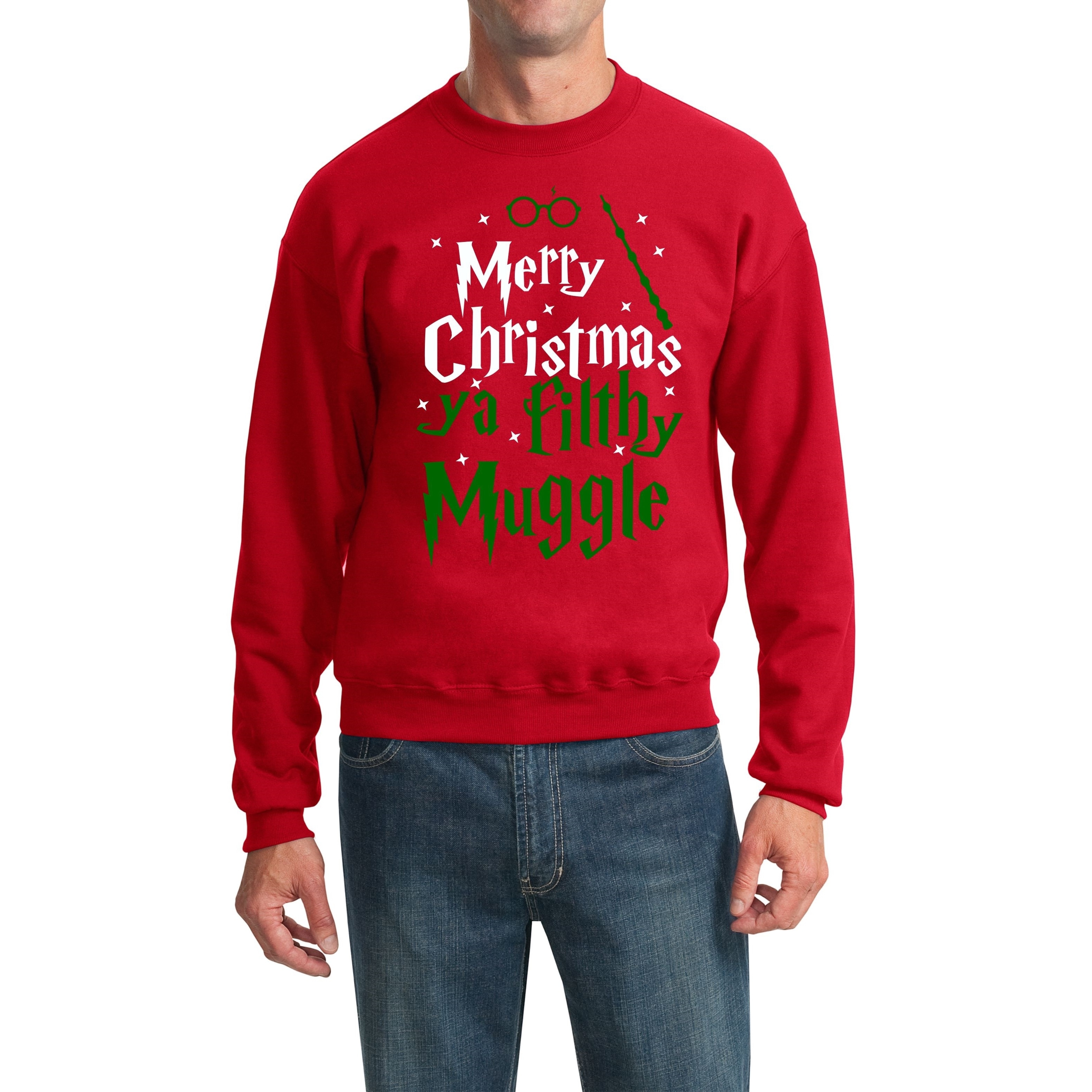 merry christmas you filthy muggle sweater