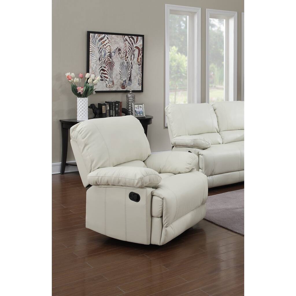 LYKE Home Daryl Cream Recliner