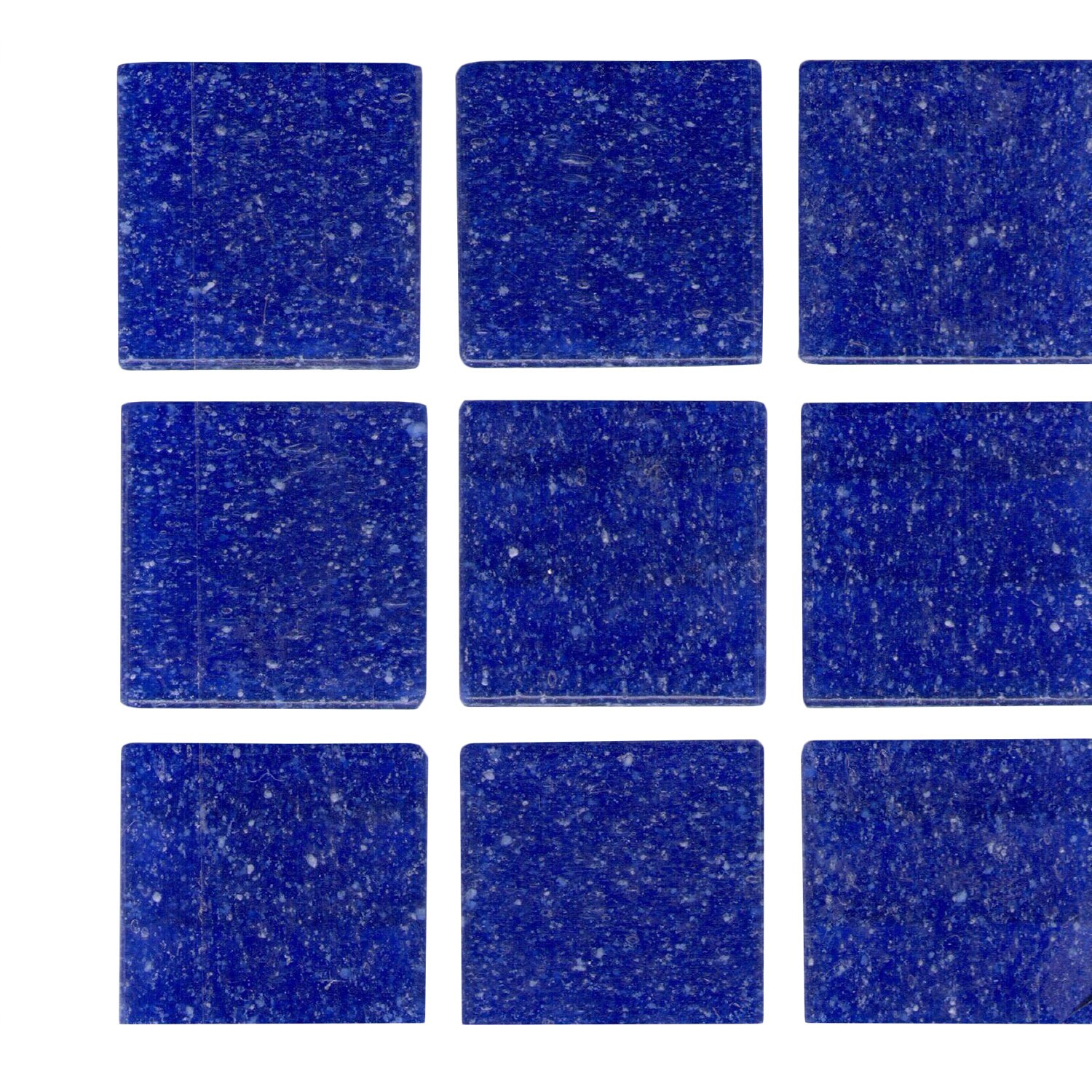 Shop Solid Cobalt Blue 3/4-inch Glass Tile - Free Shipping Today