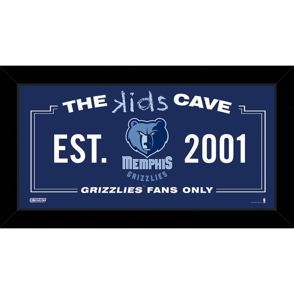 Steiner Sports NBA Memphis Grizzlies 10x20 Kids Cave Sign