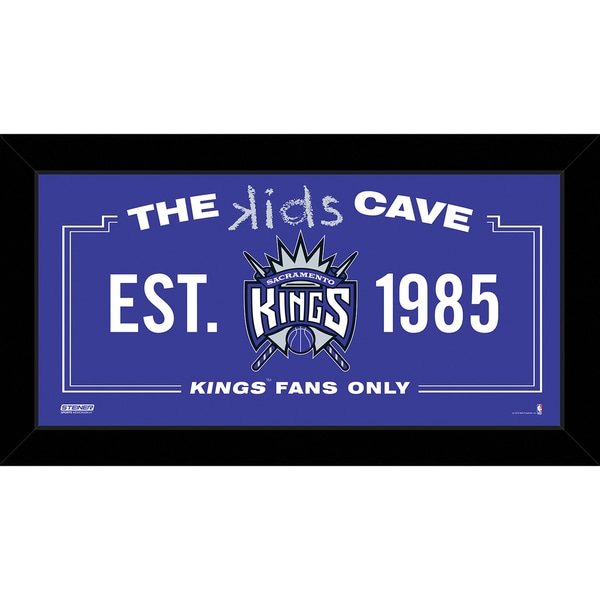 Steiner Sports NBA Sacramento Kings 10x20 Kids Cave Sign