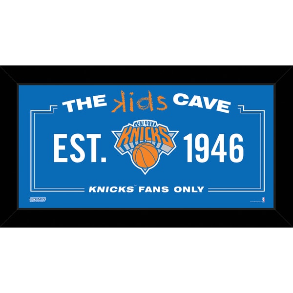 Steiner Sports NBA New York Knicks 10x20 Kids Cave Sign