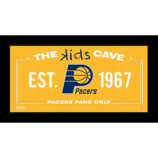 Steiner Sports NBA Indiana Pacers 10x20 Kids Cave Sign