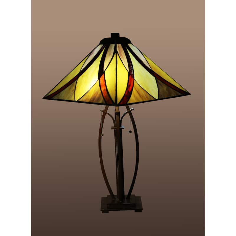 Sheen 2-light Multi-color 26-inch Tiffany-style Table Lamp