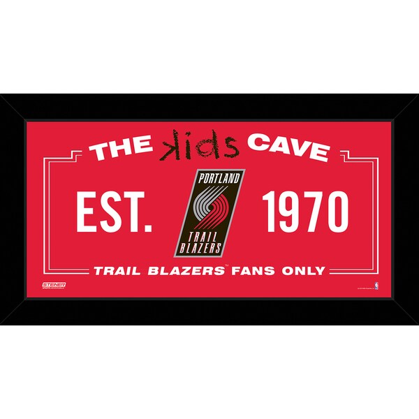 Steiner Sports NBA Portland Trail Blazers 10x20 Kids Cave Sign