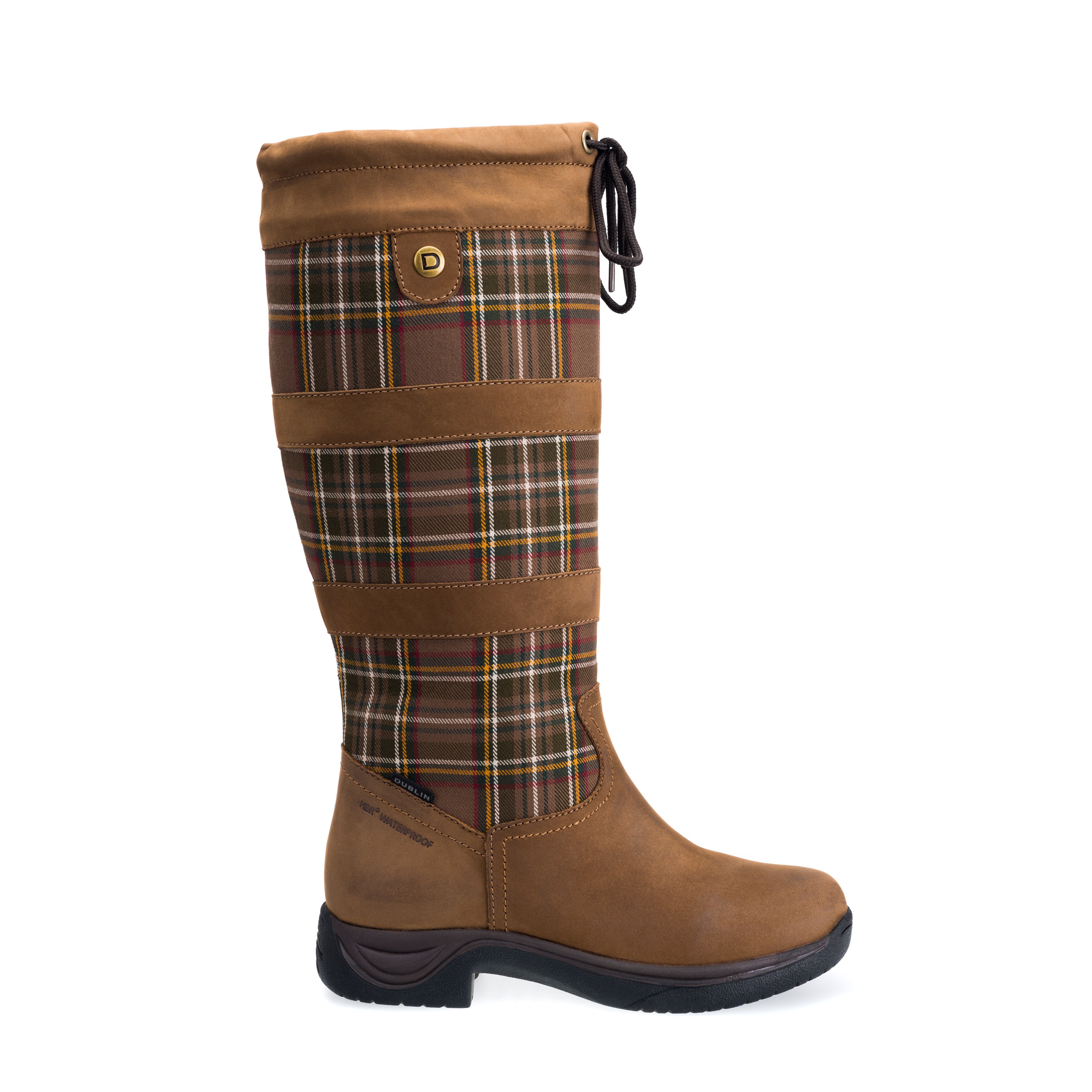 dublin plaid boots