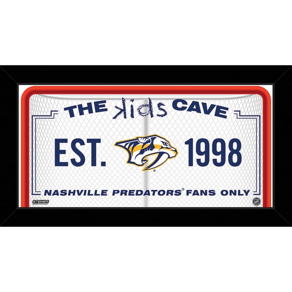 Steiner Sports NHL Nashville Predators 10x20 Kids Cave Sign
