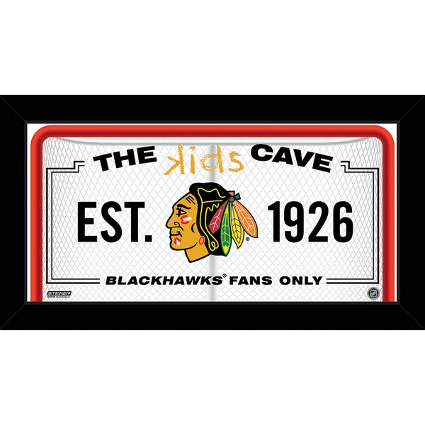 Steiner Sports NHL Chicago Blackhawks 10x20 Kids Cave Sign