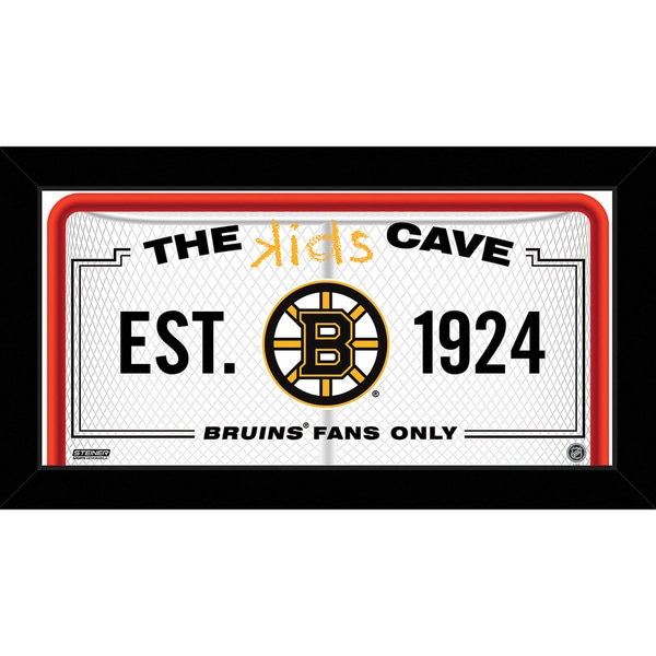Steiner Sports NHL Boston Bruins 10x20 Kids Cave Sign