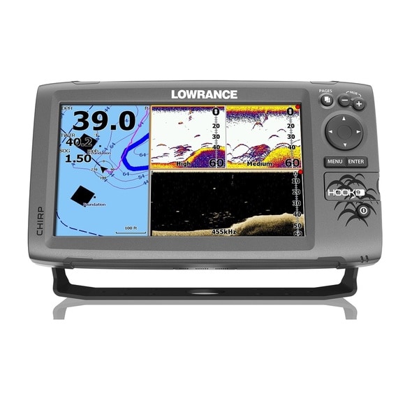 Lowrance Hook-9 Mid/High/Downscan Fishfinder