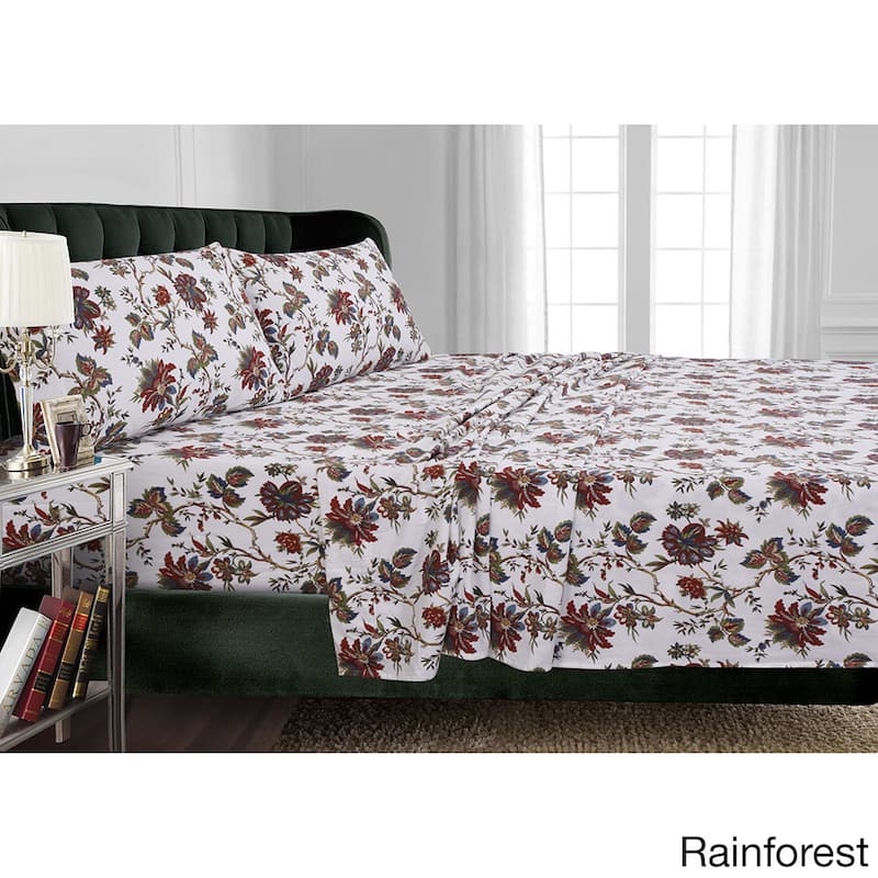 Flannel 170-GSM Printed Pillowcases (Set of 2)
