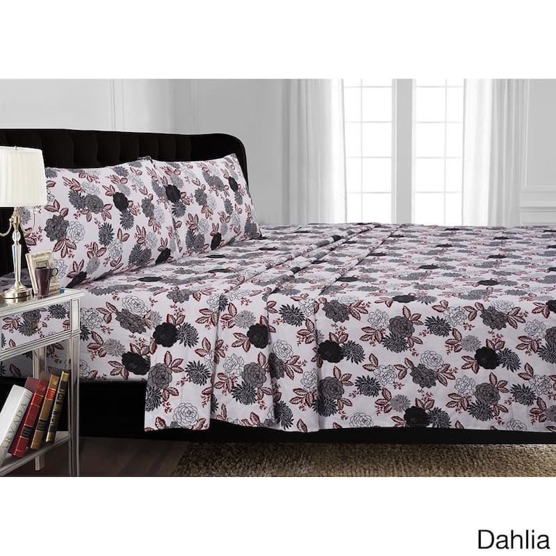 Flannel 170-GSM Printed Pillowcases (Set of 2)