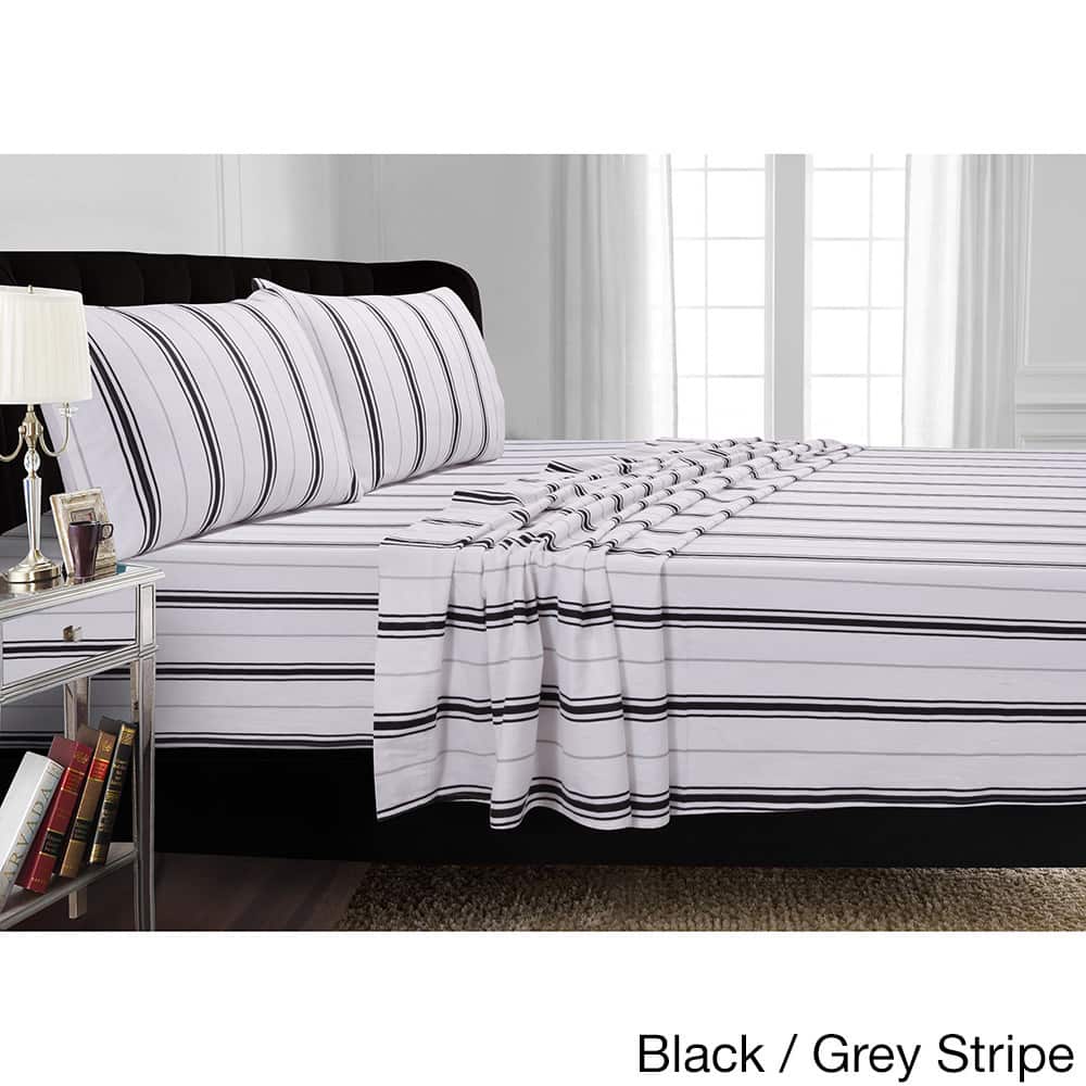 Option Stripe / Black Grey