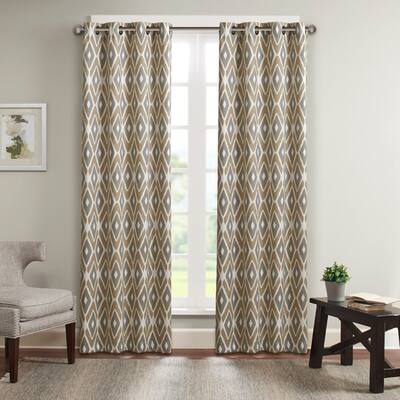 Buy Brown Ikat Curtains Drapes Online At Overstock Our Best