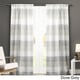 preview thumbnail 6 of 28, Porch & Den Ocean Stripe Sheer Curtain Panel Pair with Rod Pocket