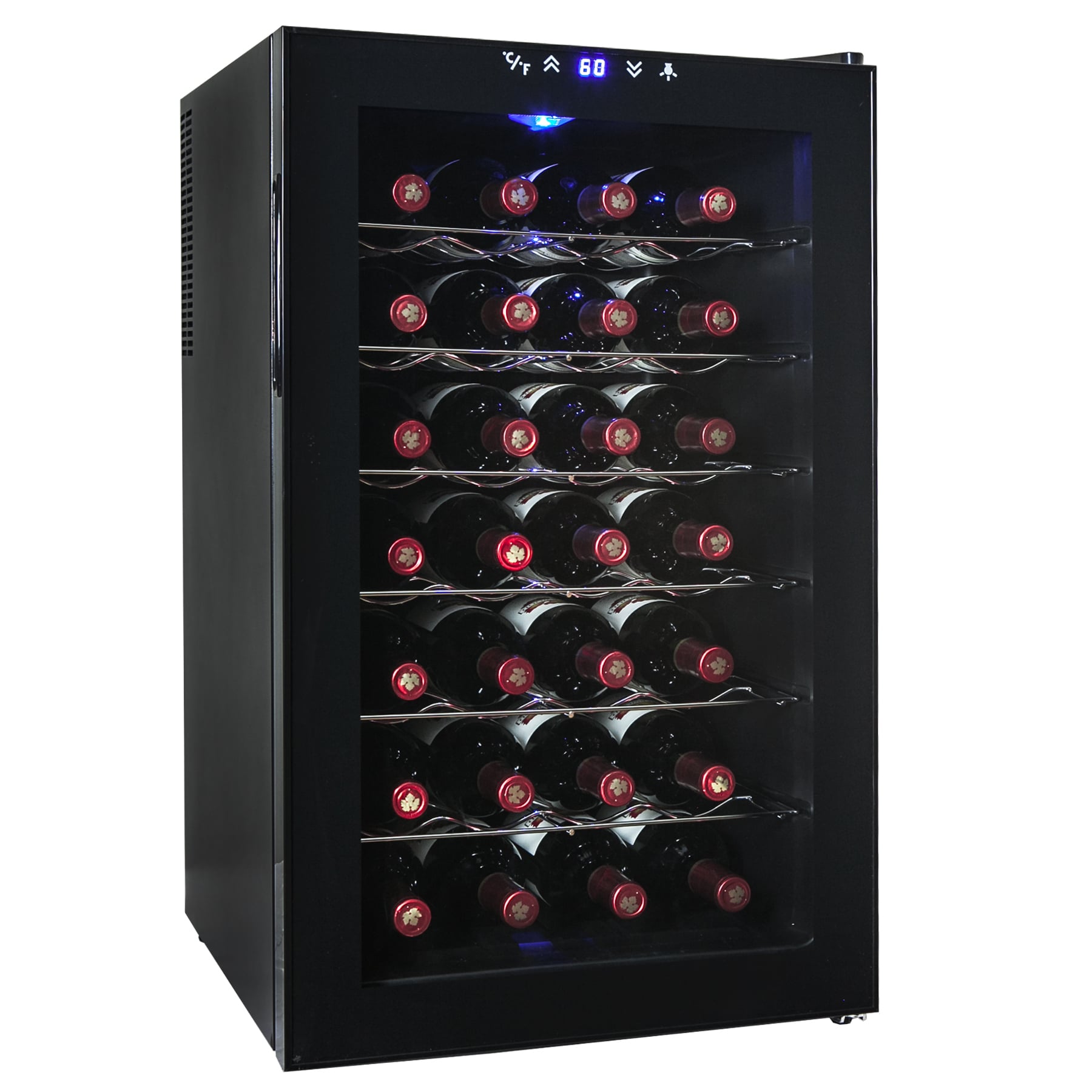 AKDY 28 Bottles Freestanding Stainless Steel Metal Shelf Single
