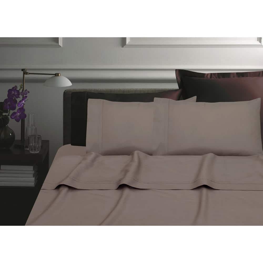 Solid 300 Thread Count Cotton Percale Pillowcases (Set of 2)