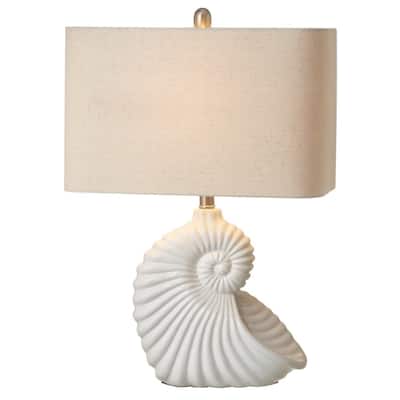 Midwest-CBK Large Nautilus Shell Table Lamp (Set of 2)