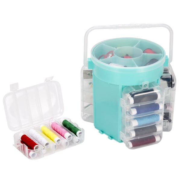 Everyday Home 210 Piece Sewing Kit Deluxe Caddy. Opens flyout.