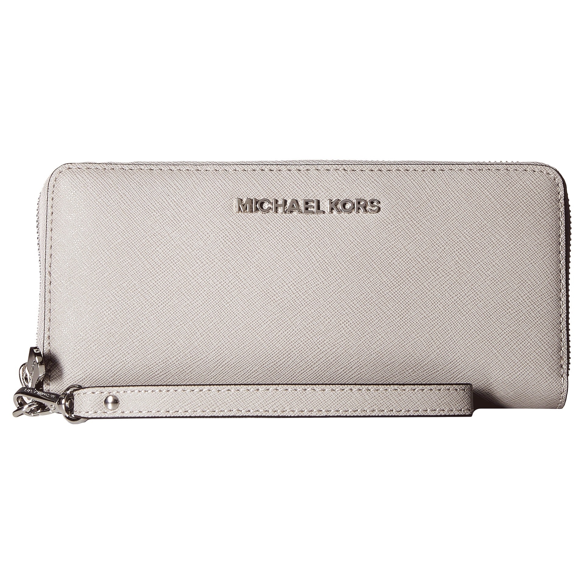 black and grey michael kors wallet