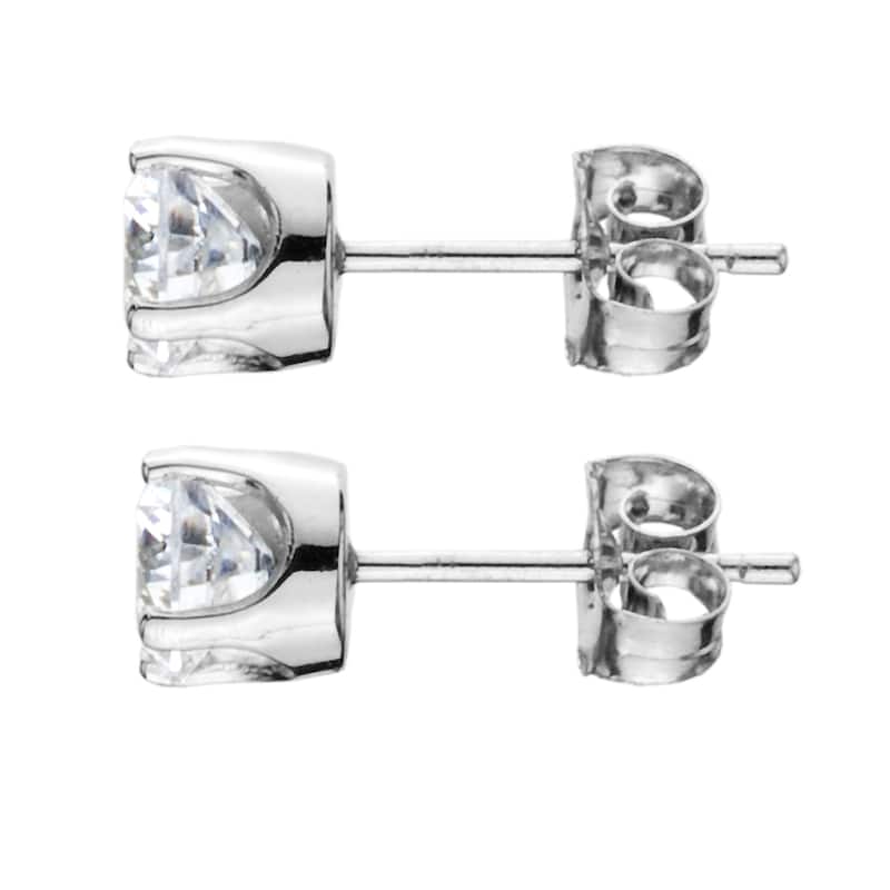 14k White or Yellow Gold 1/2ct TDW White Diamond Stud Earrings