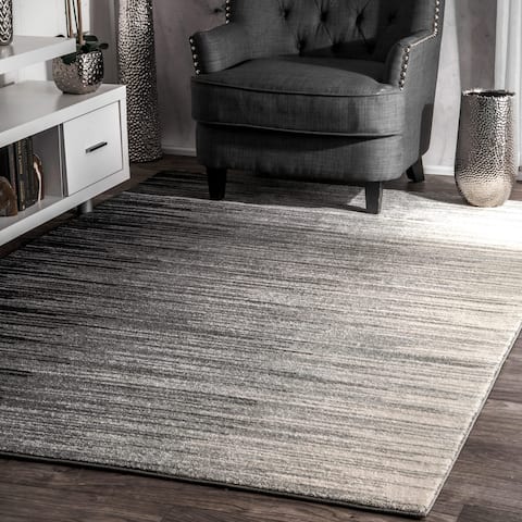 nuLOOM Geometric Abstract Stripes Fancy Area Rug