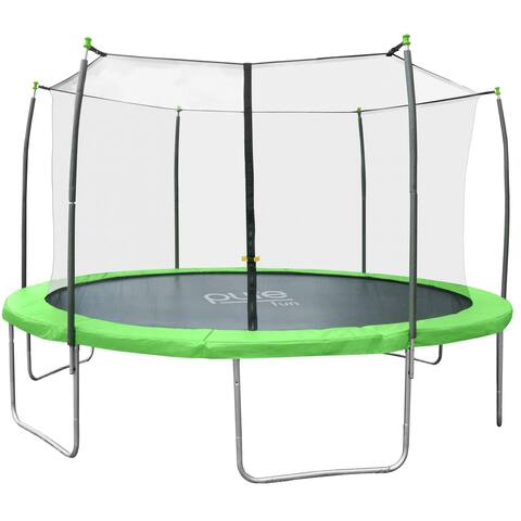 Pure Fun Dura-Bounce 12-foot Trampoline with Enclosure
