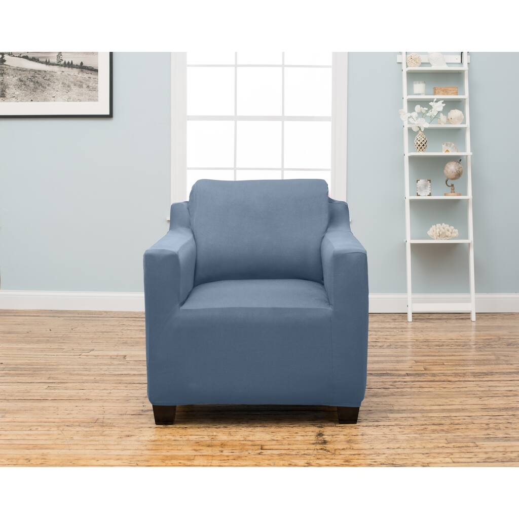 Home Fashion Designs Dawson Collection Twill Form Fit Chair Slipcover