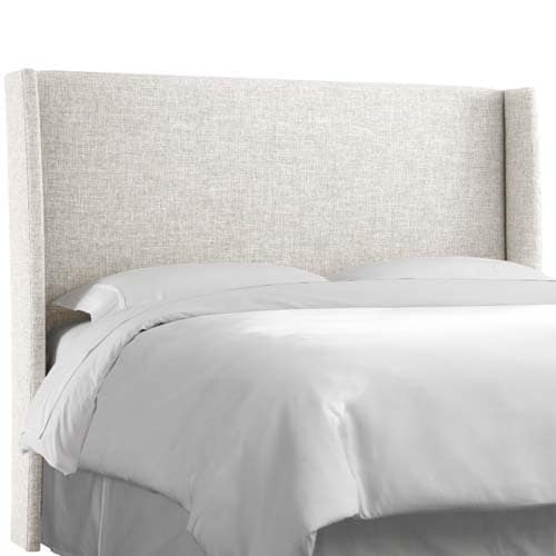 Skyline Furniture Wingback Headboard in Zuma White   Free Shipping 