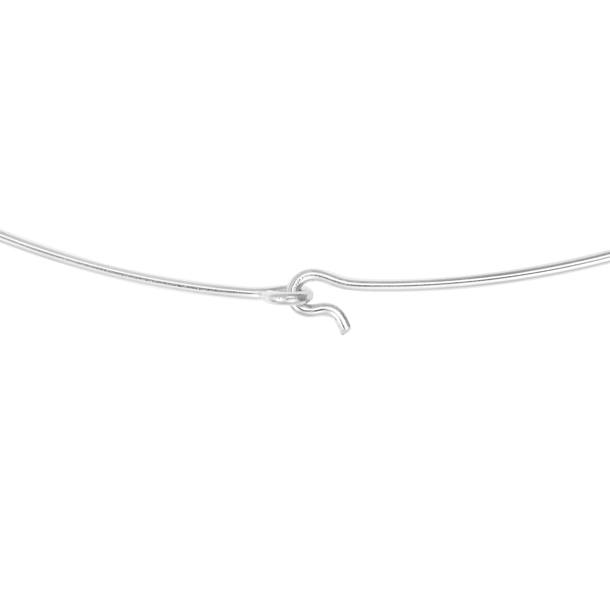ideal for pendants silver plated Ten wire chokers with hook ends