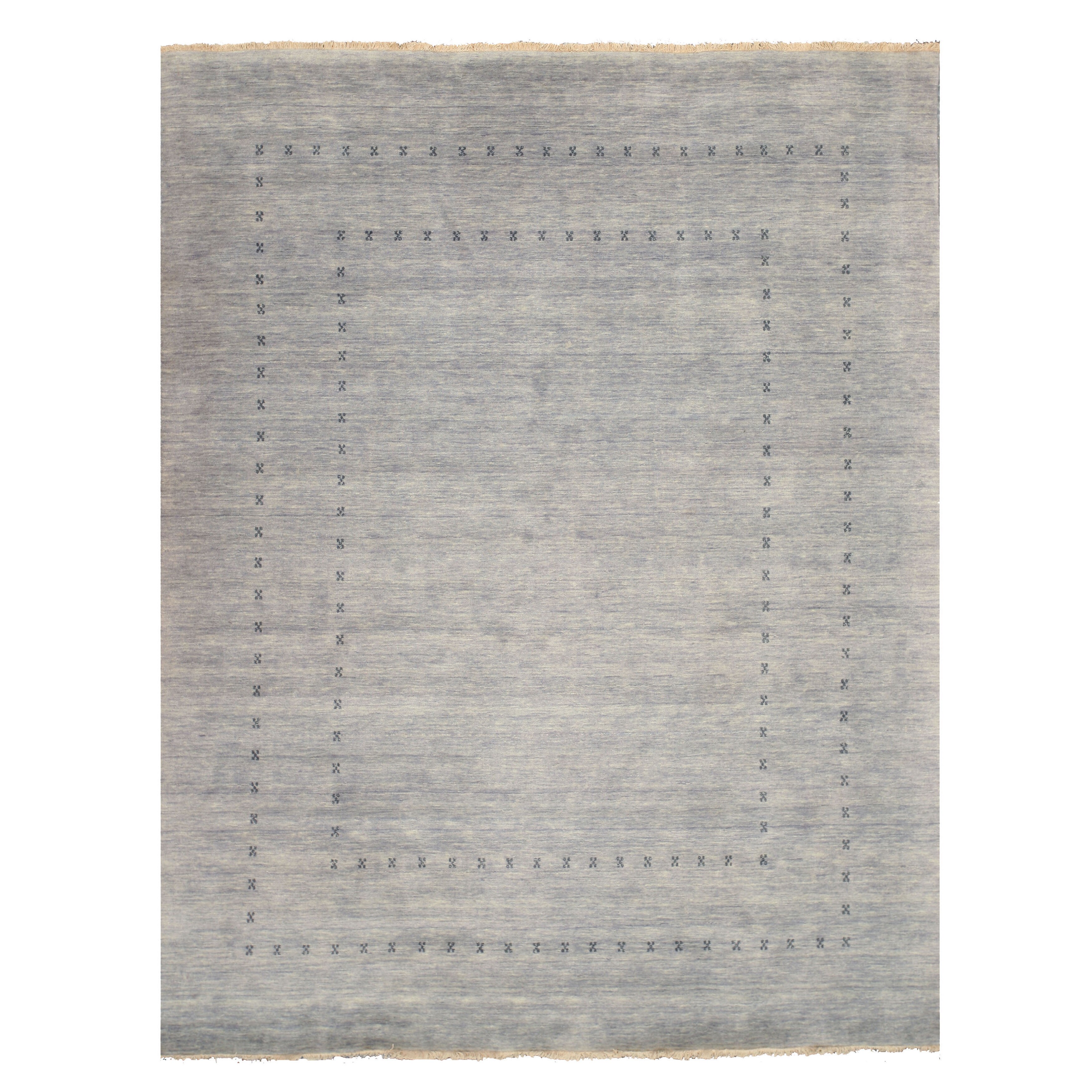 10' x 14' EORC Hand Knotted Wool Polonaise Rug Ivory 10' x 14' EORC Hand Knotted Wool Polonaise Rug Ivory
